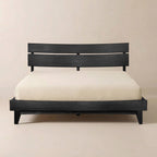 Aurora Solid Wood Bed Frame & Nightstand Set