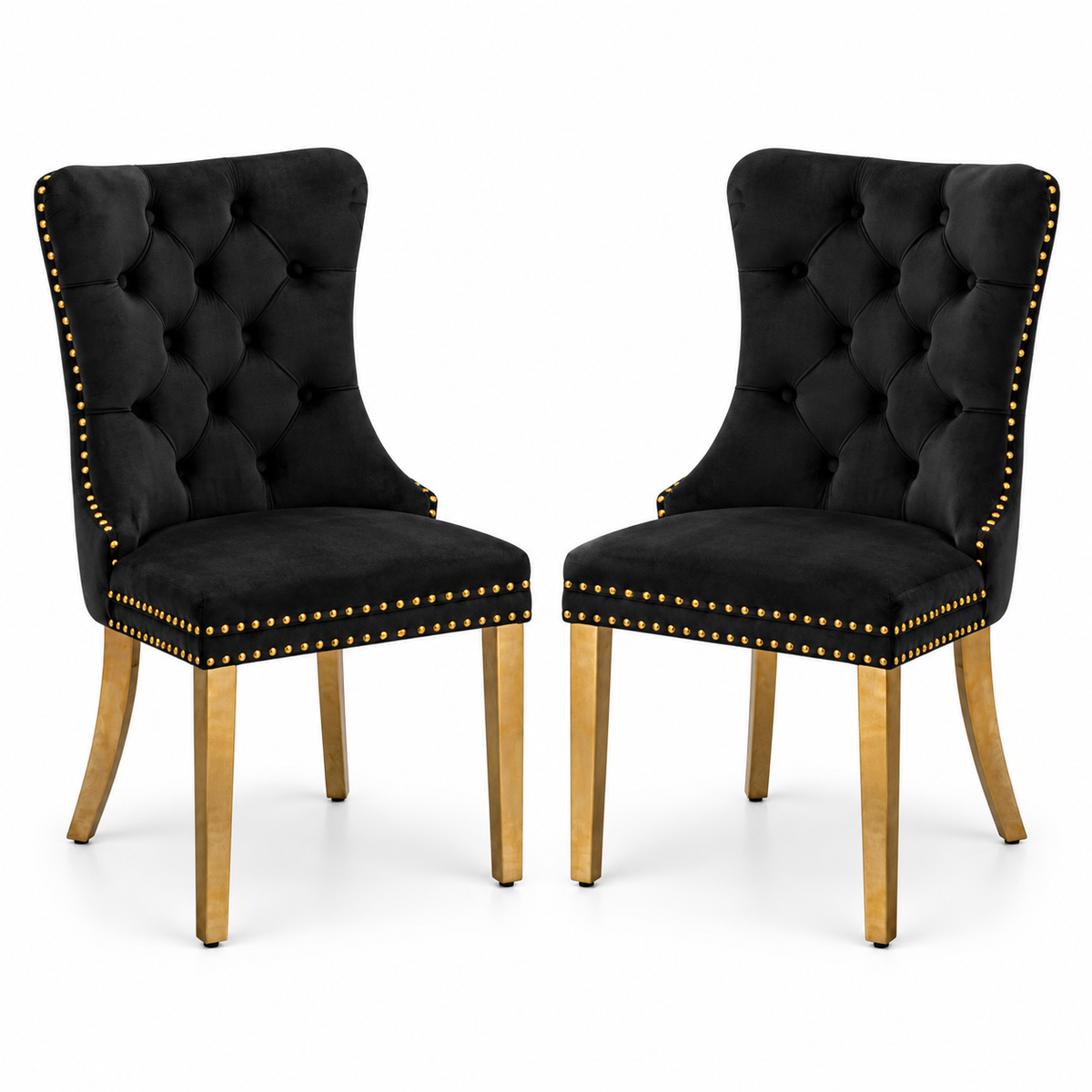 Nikki - Modern, High-End Tufted Dining Chair (Set of 2)
