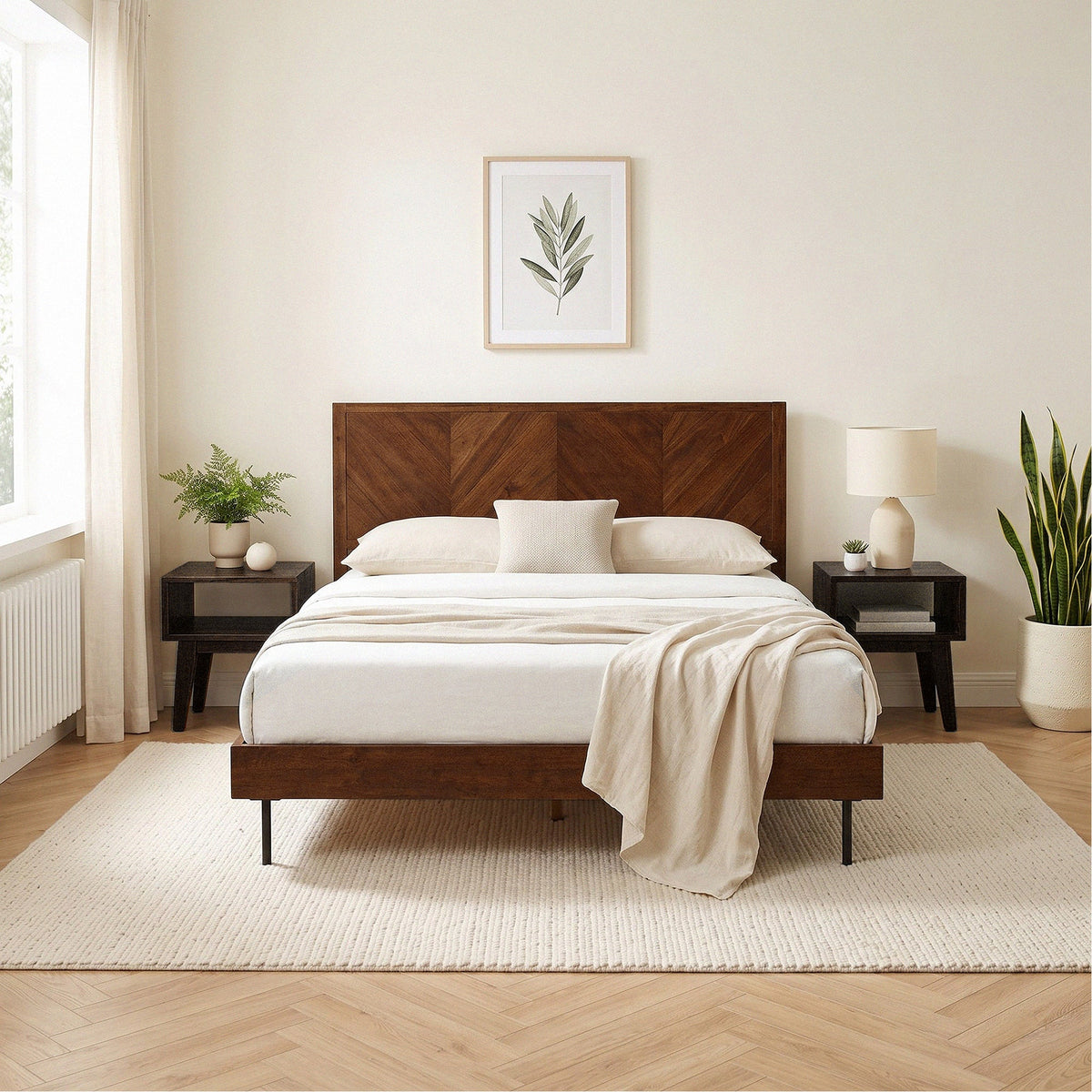 Serena Solid Wood Nightstand