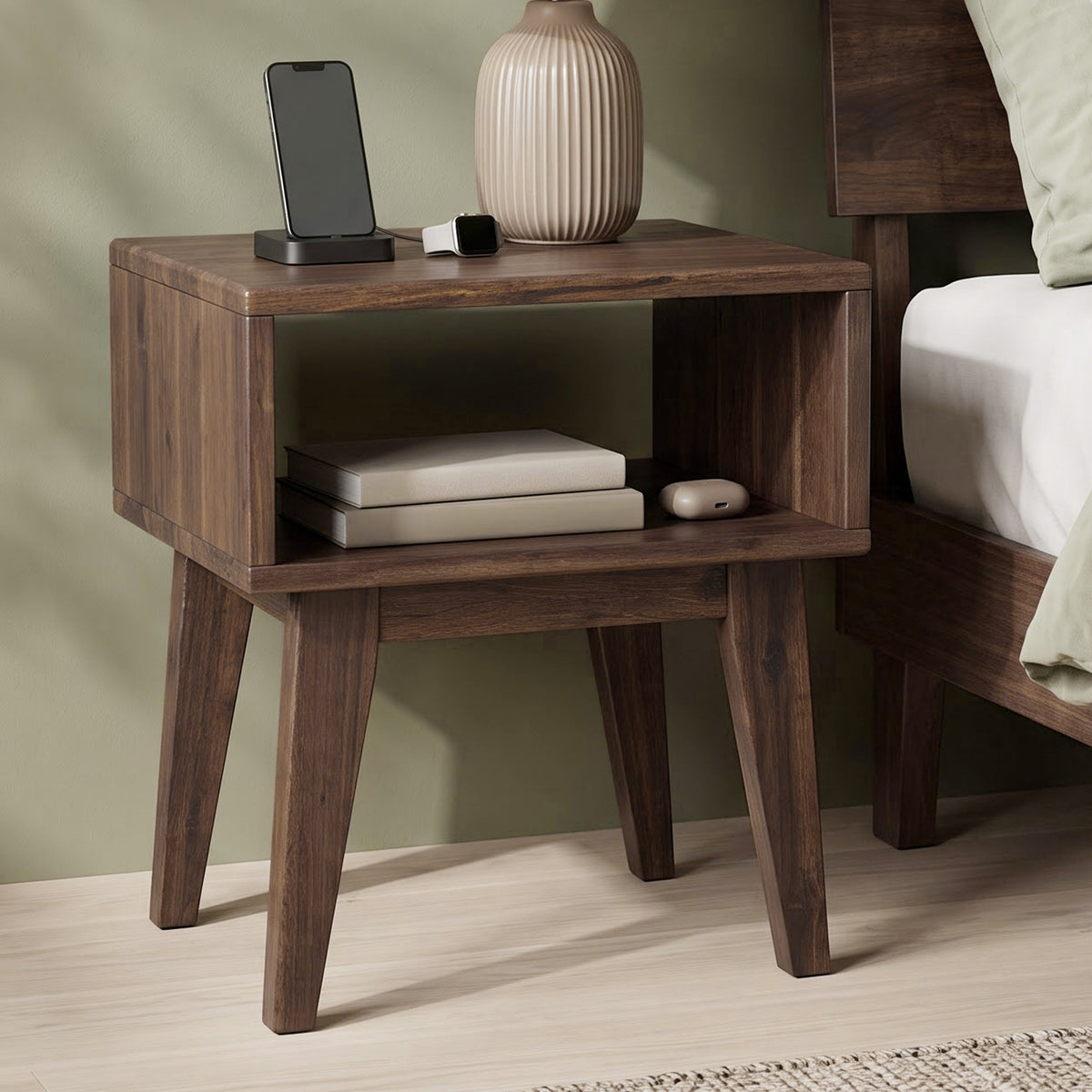 Serena Solid Wood Nightstand