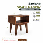 Serena Solid Wood Nightstand