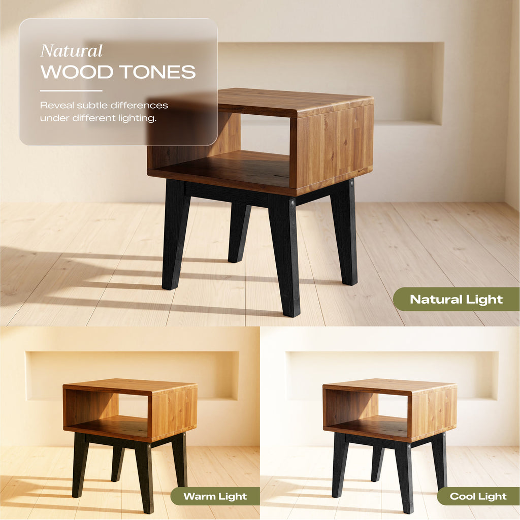 Serena Solid Wood Nightstand