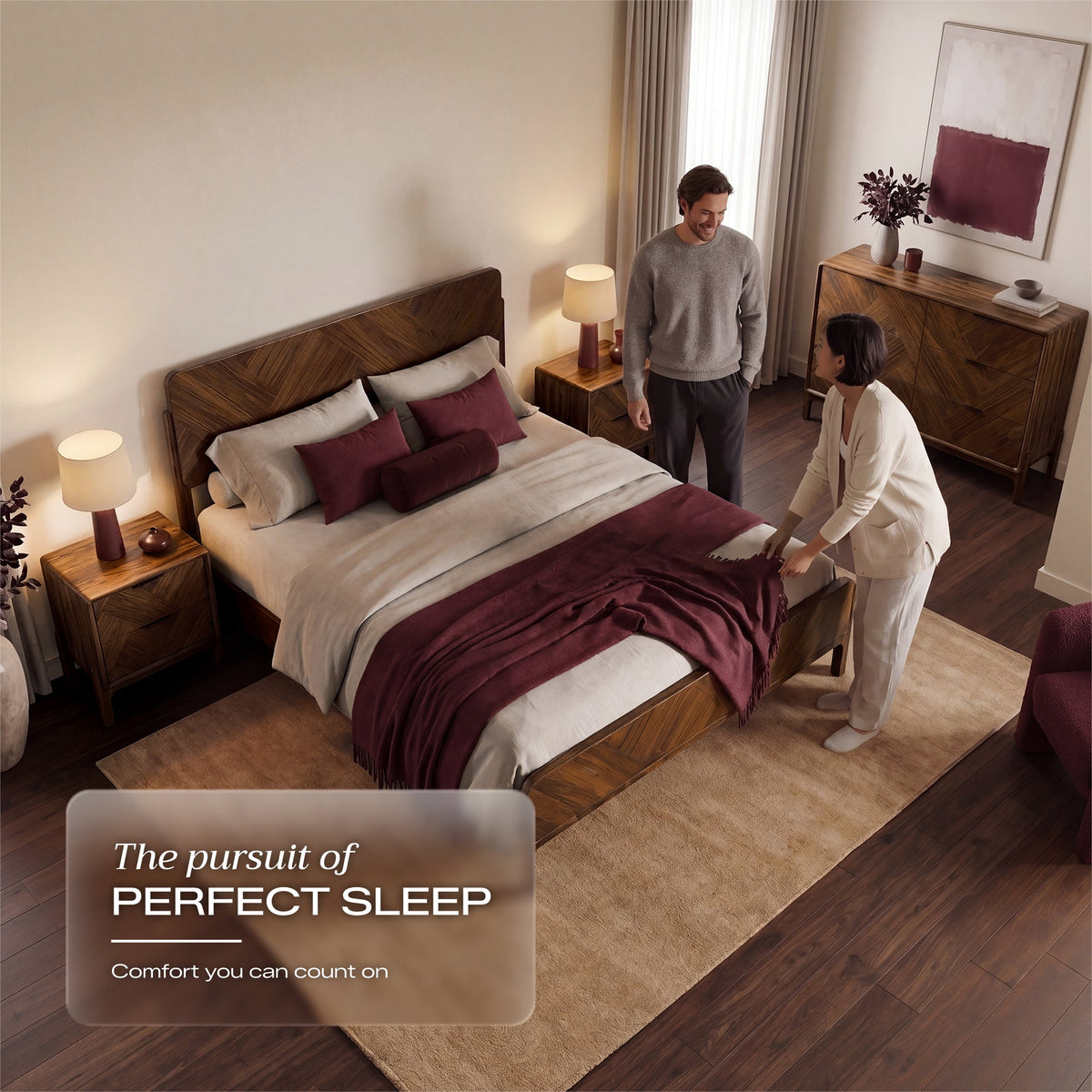 Bifrost Solid Wood Bed Frame