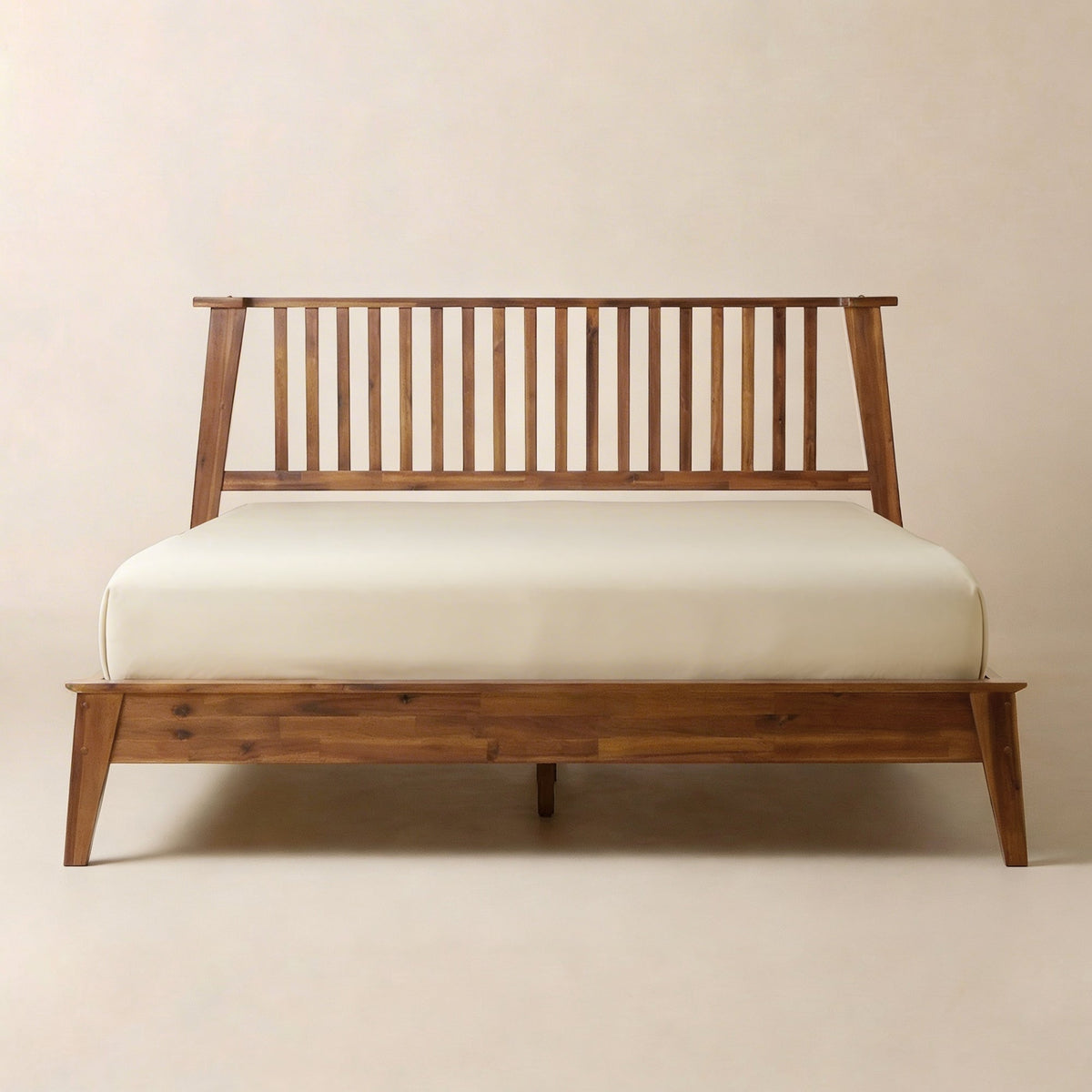 Kaylin Solid Wood Bed Frame & Nightstand Set