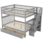 Bunk Bed with Staircase