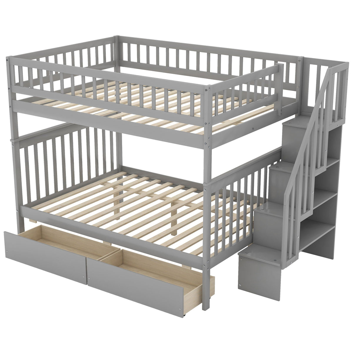 Bunk Bed with Staircase