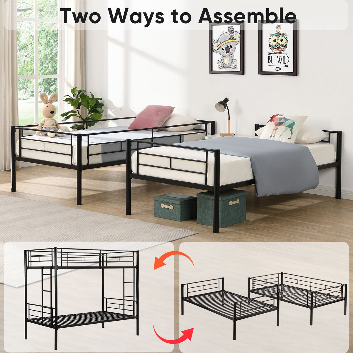 Bunk Bed with Trundle