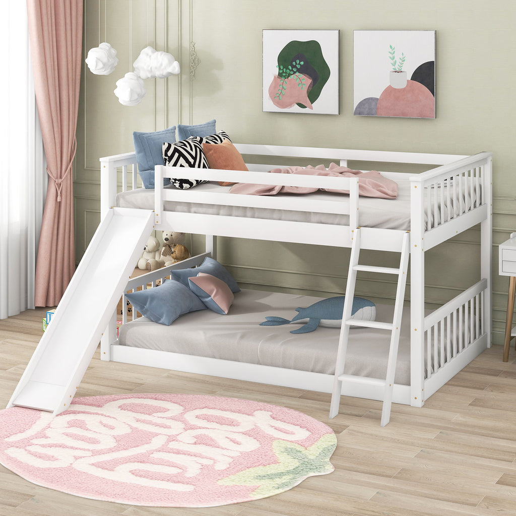 Bunk Bed & Convertible Slide & Ladder