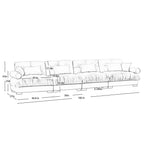 Super Comfort Oversized Modular Sectional Sofa