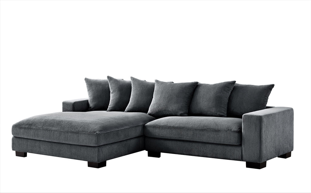 Luxe - Oversized 2 Piece Sectional Couches, L Shaped Sofa with Chaise