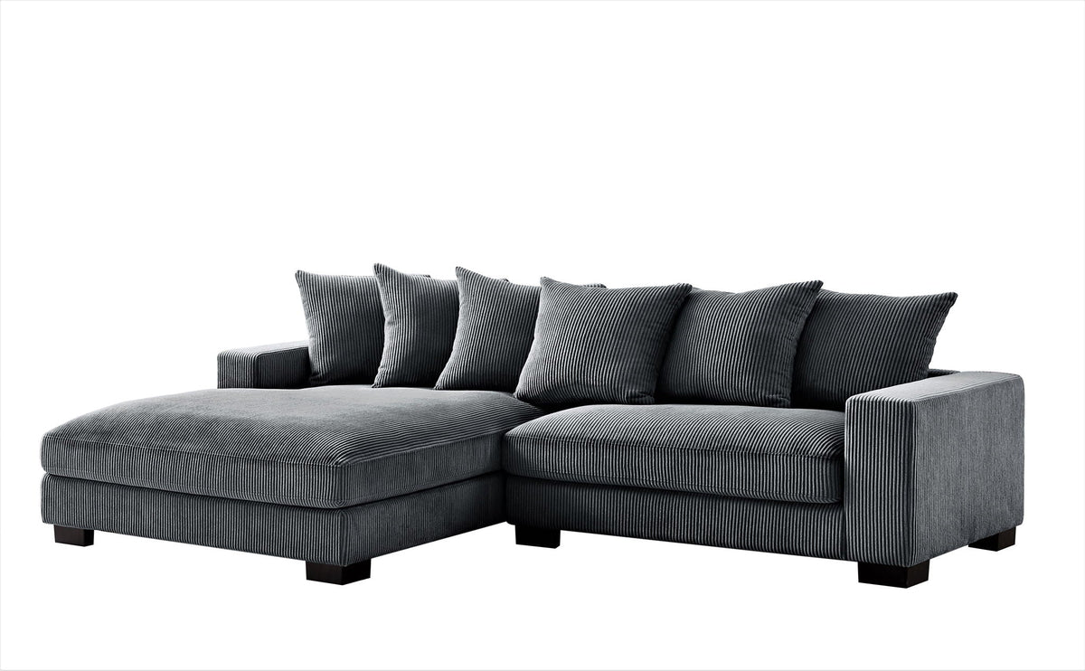 Luxe - Oversized 2 Piece Sectional Couches, L Shaped Sofa with Chaise