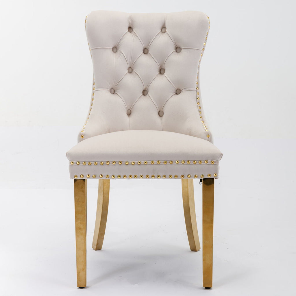 Nikki - Modern, High-End Tufted Dining Chair (Set of 2)