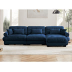 Super Comfort Oversized Modular Sectional Sofa with Movable Ottoman