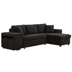 Modern L-Shape 3 Seat Reversible Sectional Couch