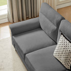 3-Seater Elegant Stationary Sofa