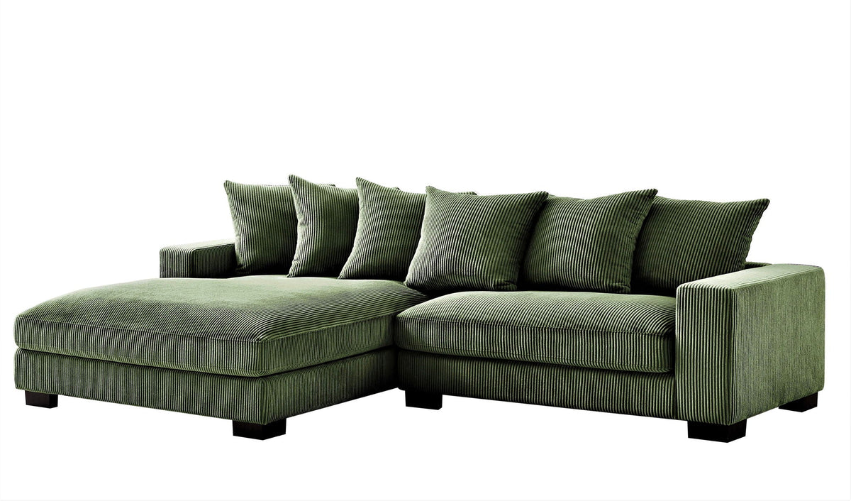 Luxe - Oversized 2 Piece Sectional Couches, L Shaped Sofa with Chaise