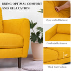 2-Piece Upholstered Sofa Set with Removable Cushion Covers