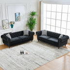 Chesterfield 2-Piece Upholstered Living Room Set