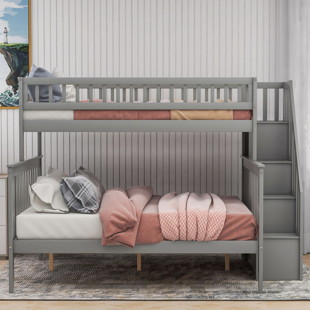 Bunk Bed with Staircase