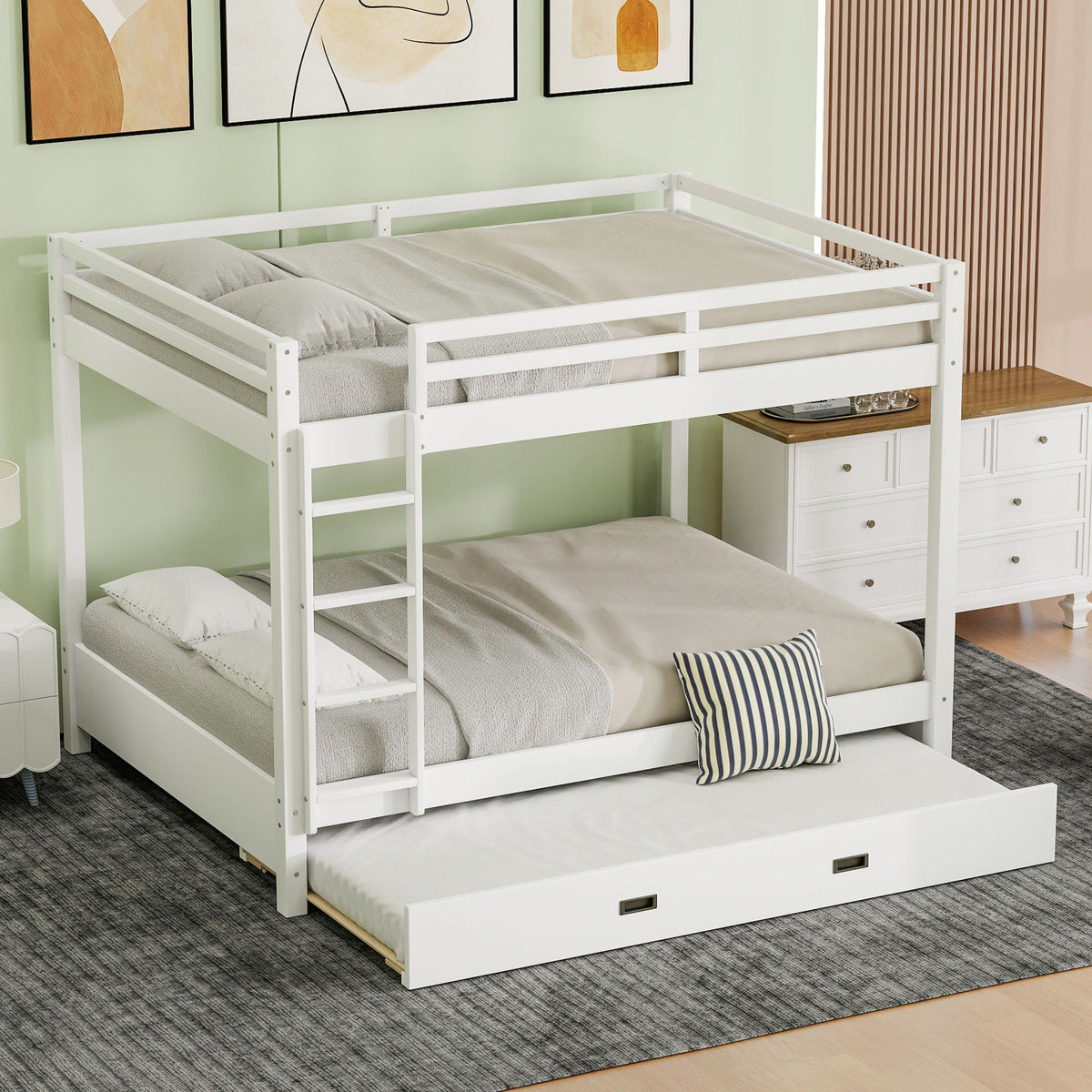 Sturdy Bunk Bed with Ladder