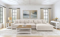 Blaine 146-Inch Reversible Chaise Sectional Sofa Set – Sand