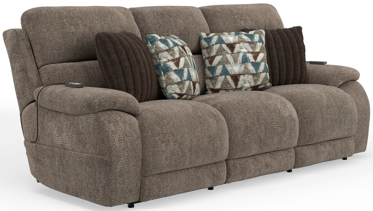 Joya Power Lay-Flat Reclining Sofa with Heat, Massage, Lumbar Support & Zero Gravity