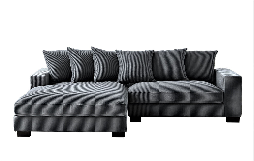 Luxe - Oversized 2 Piece Sectional Couches, L Shaped Sofa with Chaise