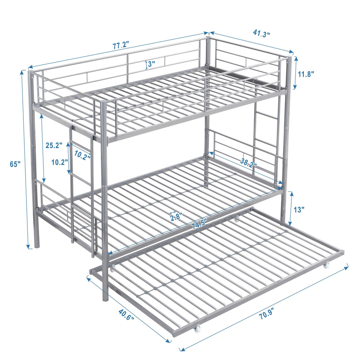 Bunk Bed with Trundle
