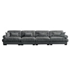 Super Comfort Oversized Modular Sectional Sofa, Deep Seat Convertible L Shaped Couch