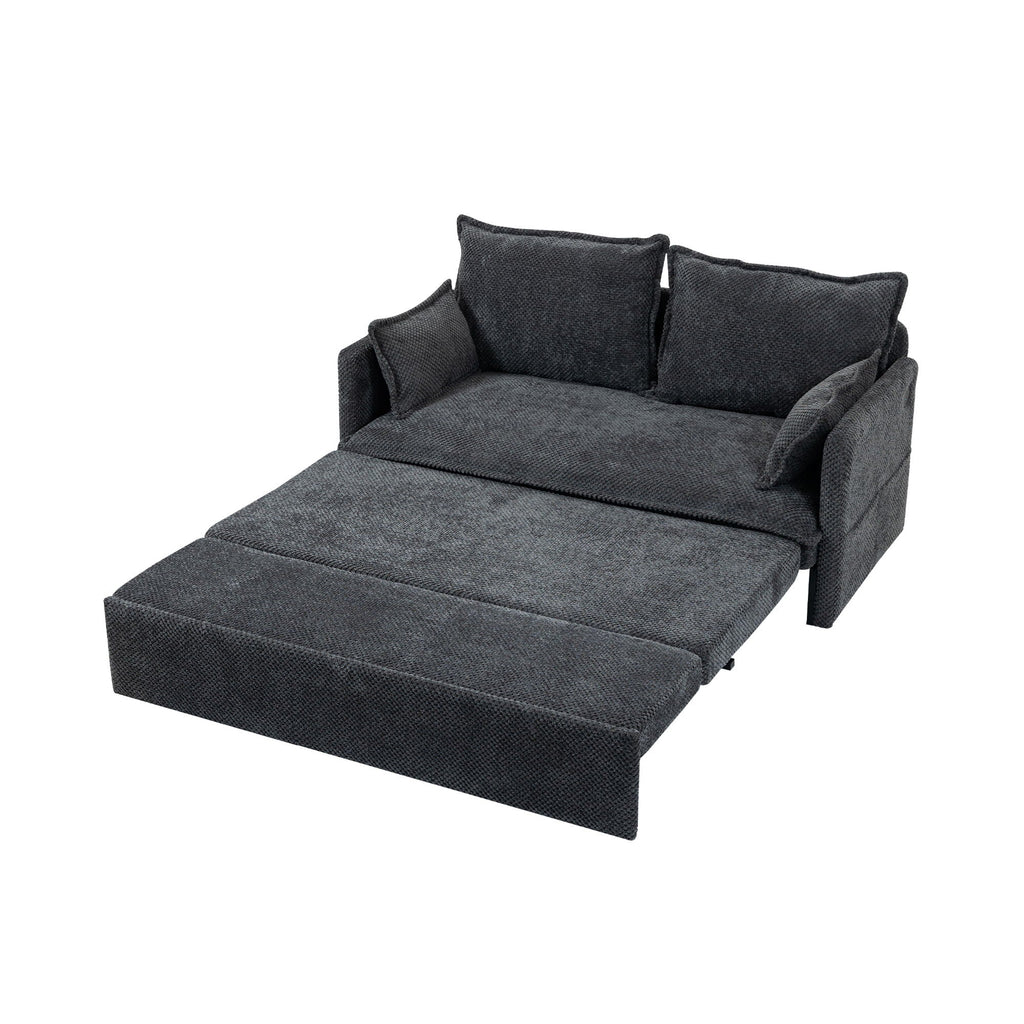 Pull Out Sofa Bed, Convertible Sleeper Sofa, Side Storage