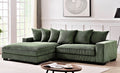 Luxe - Oversized 2 Piece Sectional Couches, L Shaped Sofa with Chaise