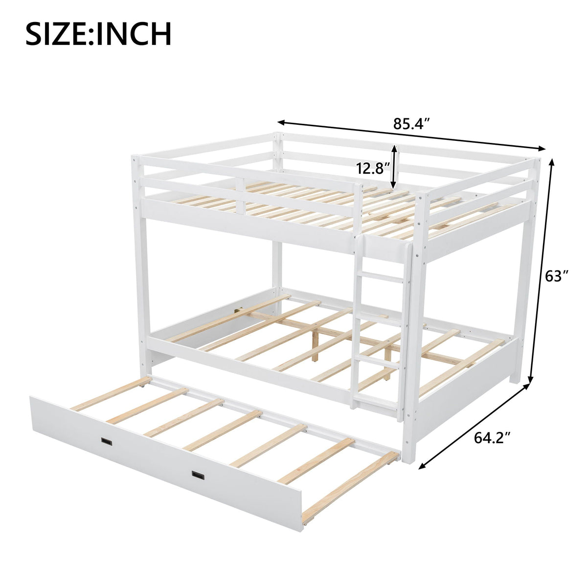 Sturdy Bunk Bed with Ladder