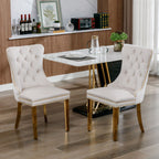 Nikki - Modern, High-End Tufted Dining Chair (Set of 2)