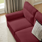3-Seater Elegant Stationary Sofa