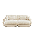 Super Comfort Oversized Modular Sectional Sofa with Movable Ottoman