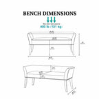 Welburn – Upholstered Bench