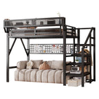 Loft Bed with Stairs & Storage