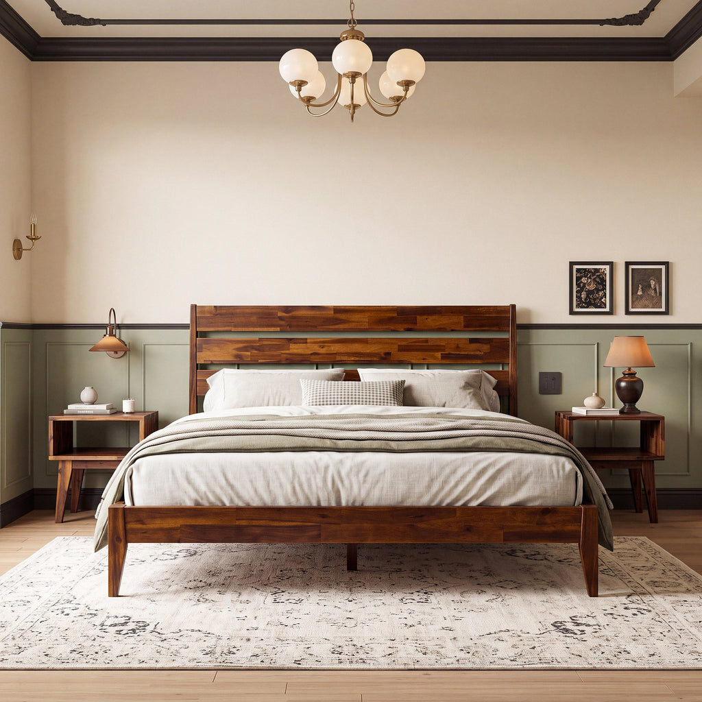 Emery Solid Wood Bed Frame
