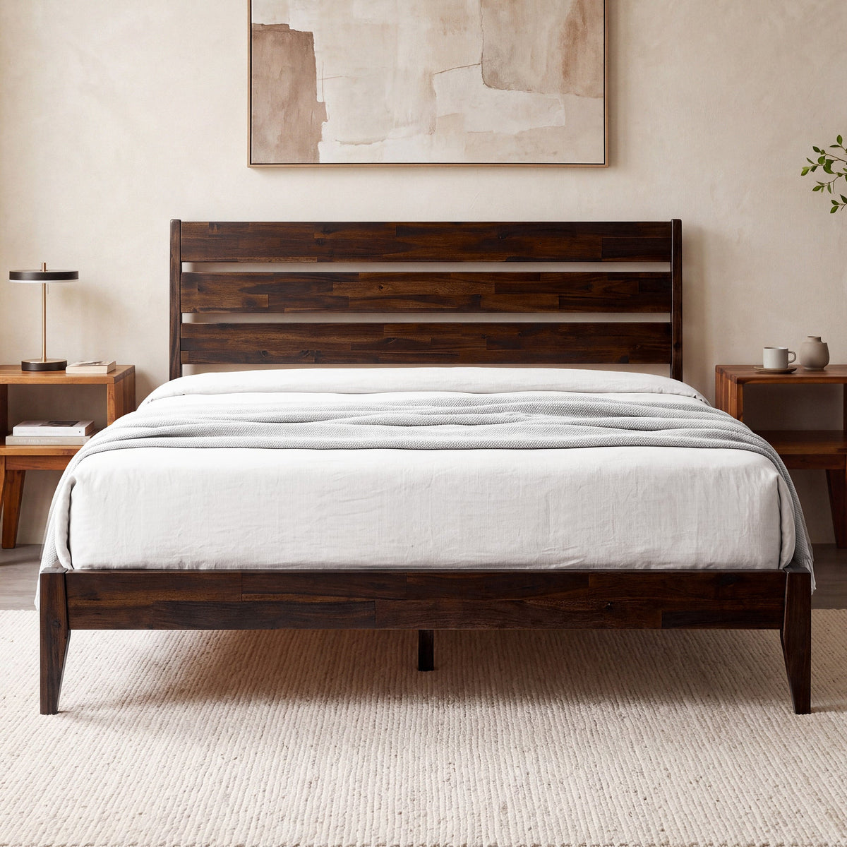 Emery Solid Wood Bed Frame