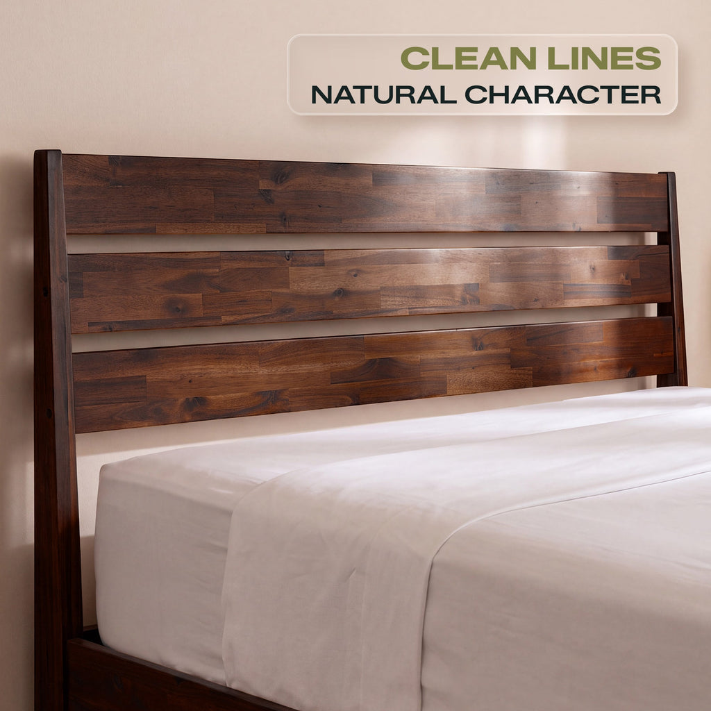 Emery Solid Wood Bed Frame