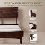 Aurora Solid Wood Bed Frame