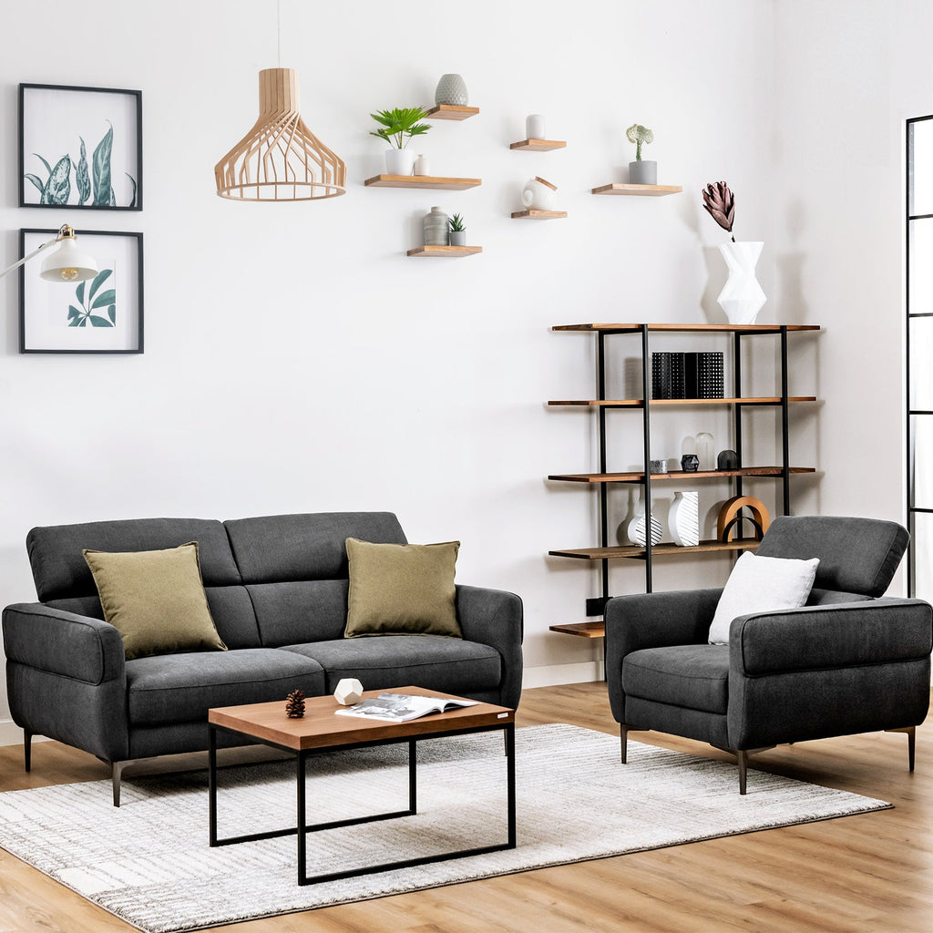 Modern Sofa Set with Adjustable Headrest
