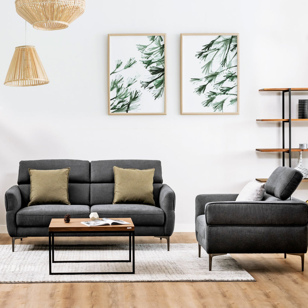 Modern Sofa Set with Adjustable Headrest