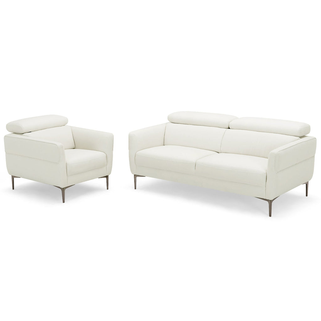 Modern Sofa Set with Adjustable Headrest
