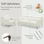 Modern Sofa Set with Adjustable Headrest