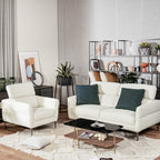 Modern Sofa Set with Adjustable Headrest